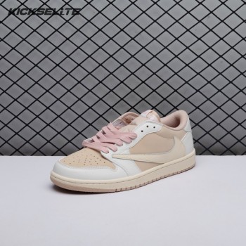 Jordan 1 Retro Low OG SP Travis Scott Sail Shy Pink DM7866-106 Unisex Jordan 1 Retro Low OG SP Travis Scott Sail Shy Pink DM7866-106 Unisex