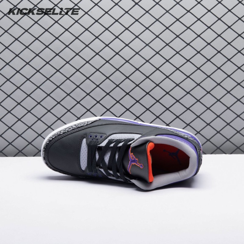 Jordan 3 Retro Black Court Purple CT8532-050 Men's