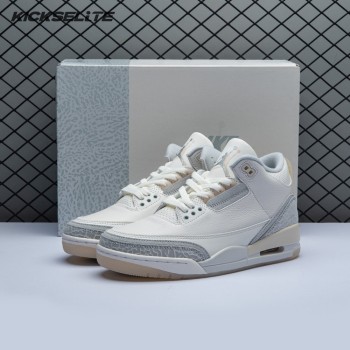 Air Jordan 3 Retro Craft Ivory FJ9479 100 Unisex