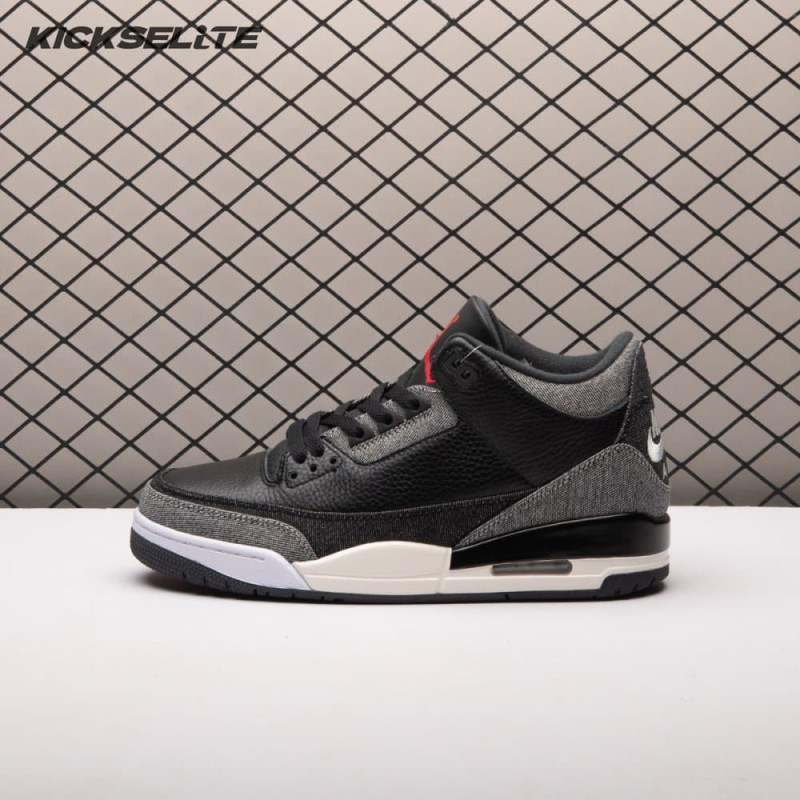 Jordan 3 Retro Levi's Black IR0914-400 Unisex