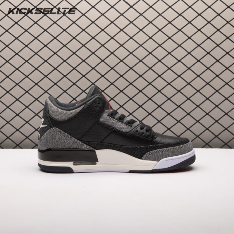 Jordan 3 Retro Levi's Black IR0914-400 Unisex