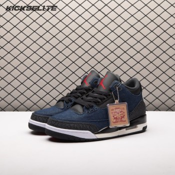 Jordan 3 Retro Levi's Indigo IH7959-400 Unisex