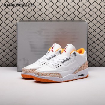 Jordan 3 Retro Orange Citrus CK9246-101 Men's
