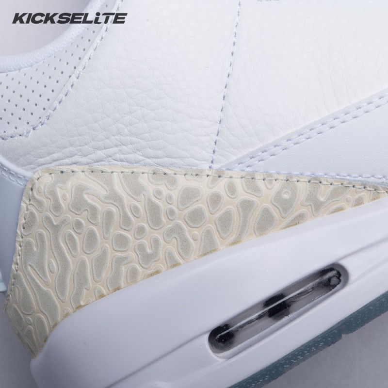 Jordan 3 Retro Pure White 136064-111 Unisex