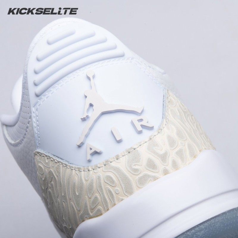 Jordan 3 Retro Pure White 136064-111 Unisex