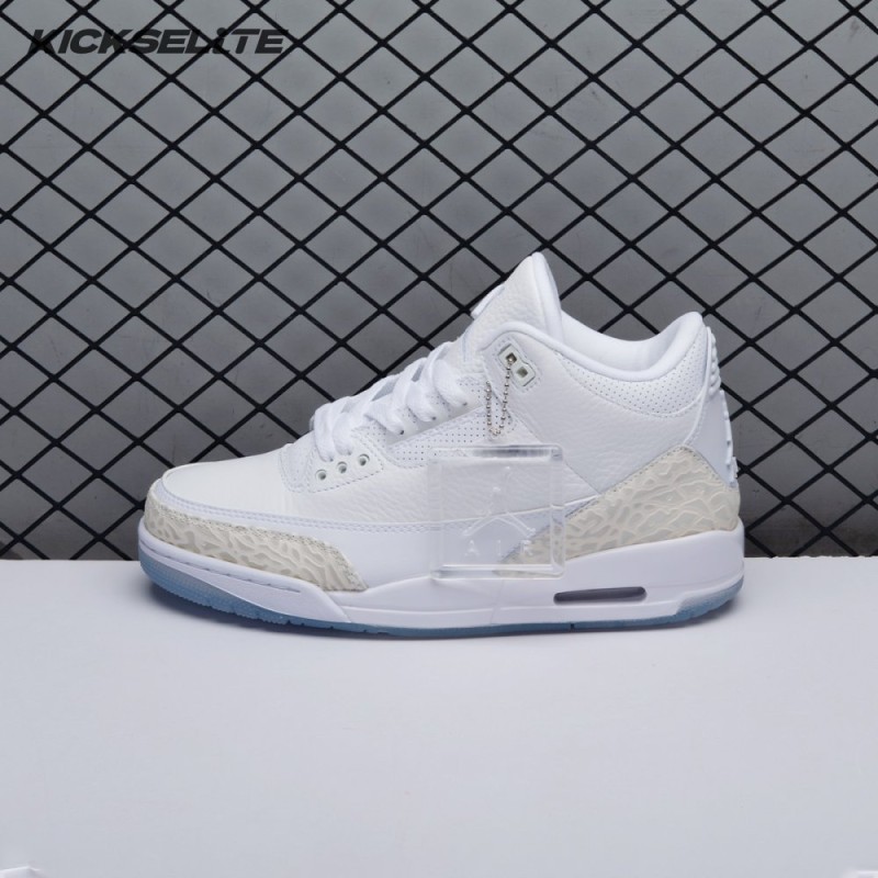Jordan 3 Retro Pure White 136064-111 Unisex