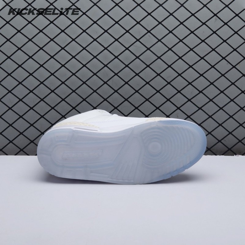 Jordan 3 Retro Pure White 136064-111 Unisex