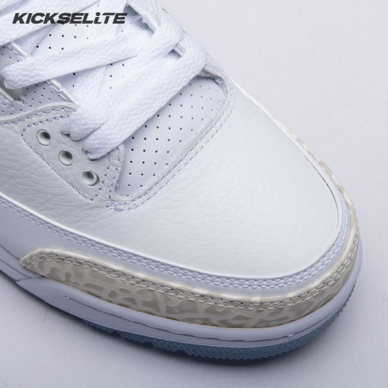 Jordan 3 Retro Pure White 136064-111 Unisex