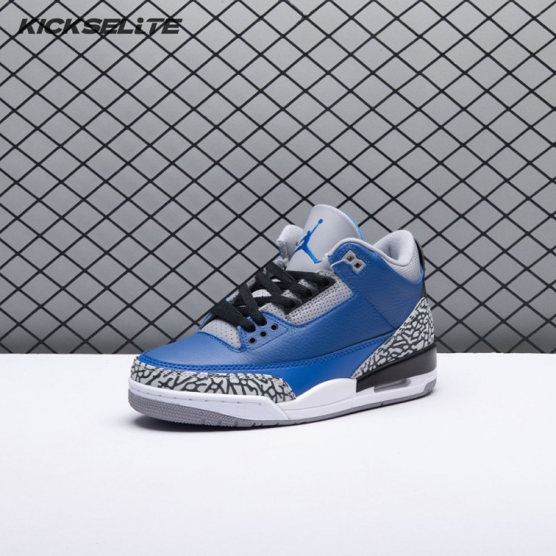 Jordan 3 Retro Varsity Royal Cement CT8532-400 Men's