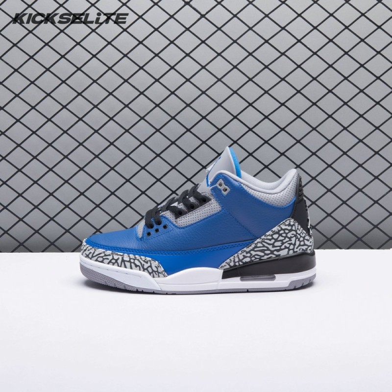 Jordan 3 Retro Varsity Royal Cement CT8532-400 Men's