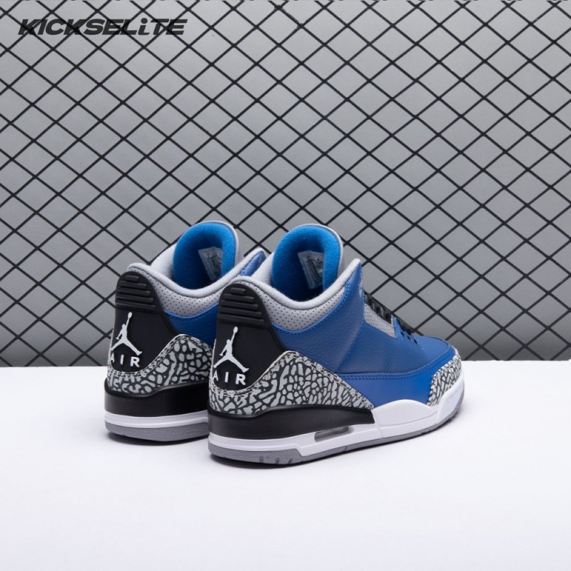 Jordan 3 Retro Varsity Royal Cement CT8532-400 Men's