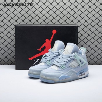 Jordan 4 x Off-White Blue Unisex