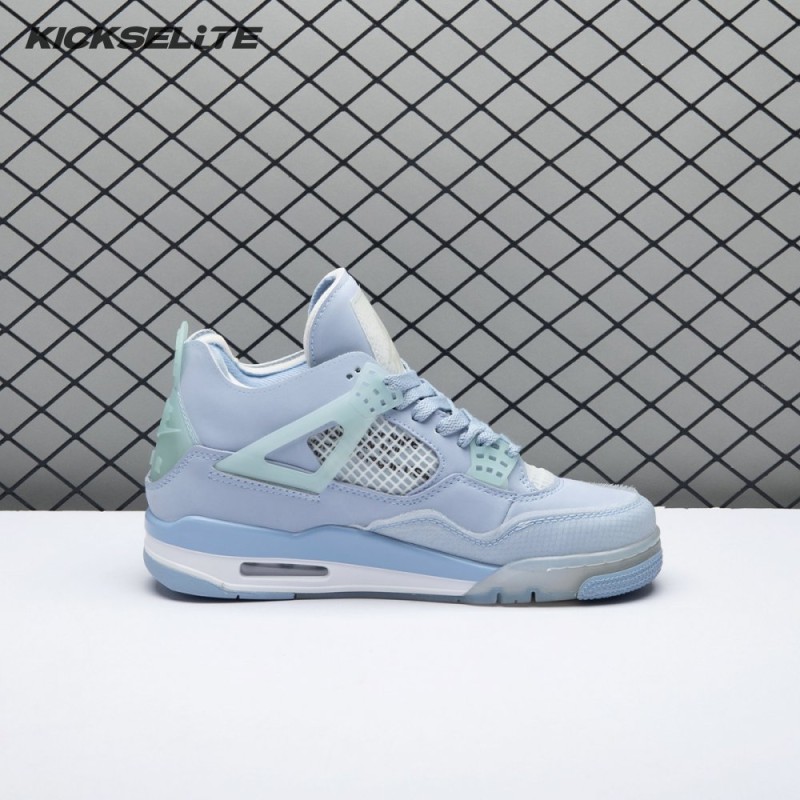 Jordan 4 x Off-White Blue Unisex