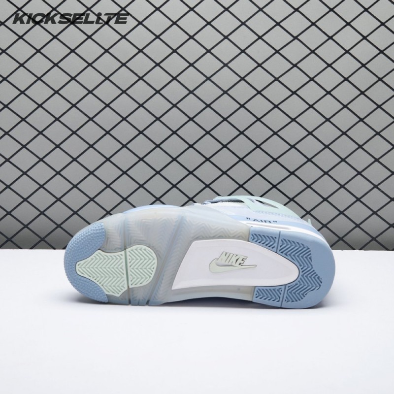 Jordan 4 x Off-White Blue Unisex