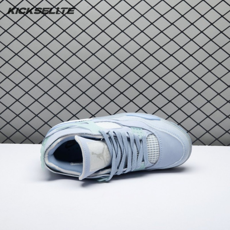 Jordan 4 x Off-White Blue Unisex