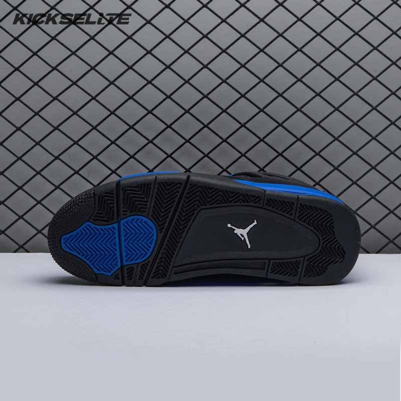 Jordan 4 Retro Black Blue Men's