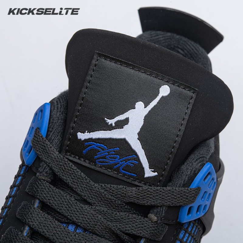 Jordan 4 Retro Black Blue Men's