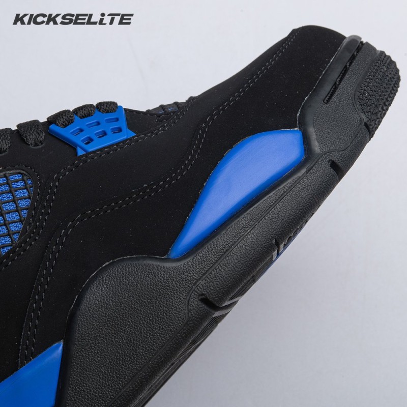 Jordan 4 Retro Black Blue Men's