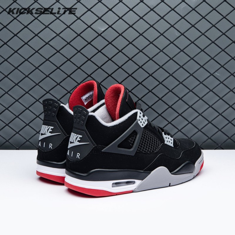 Air Jordan 4 Retro OG Bred 2019 Unisex