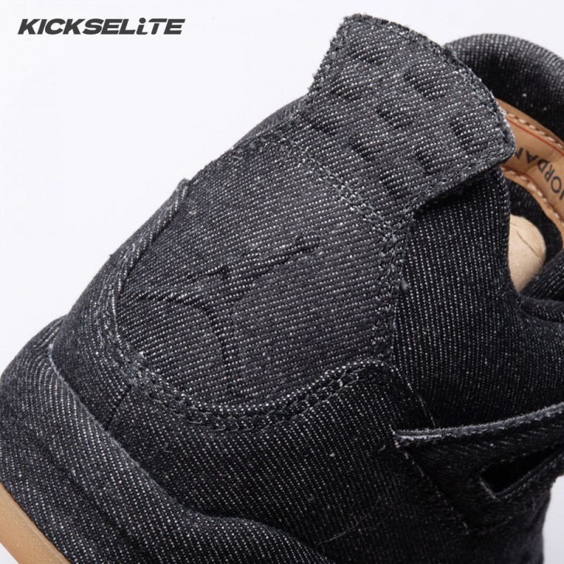 Jordan 4 Retro Levi's Black Men's