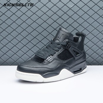 Jordan 4 Retro Pony Hair Black Men's