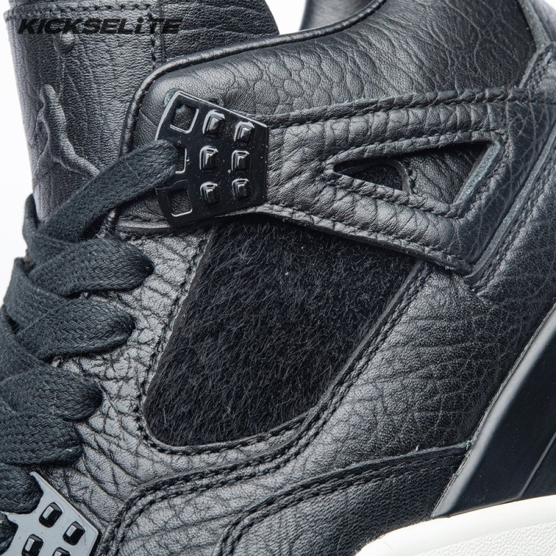 Jordan 4 Retro Pony Hair Black Men's