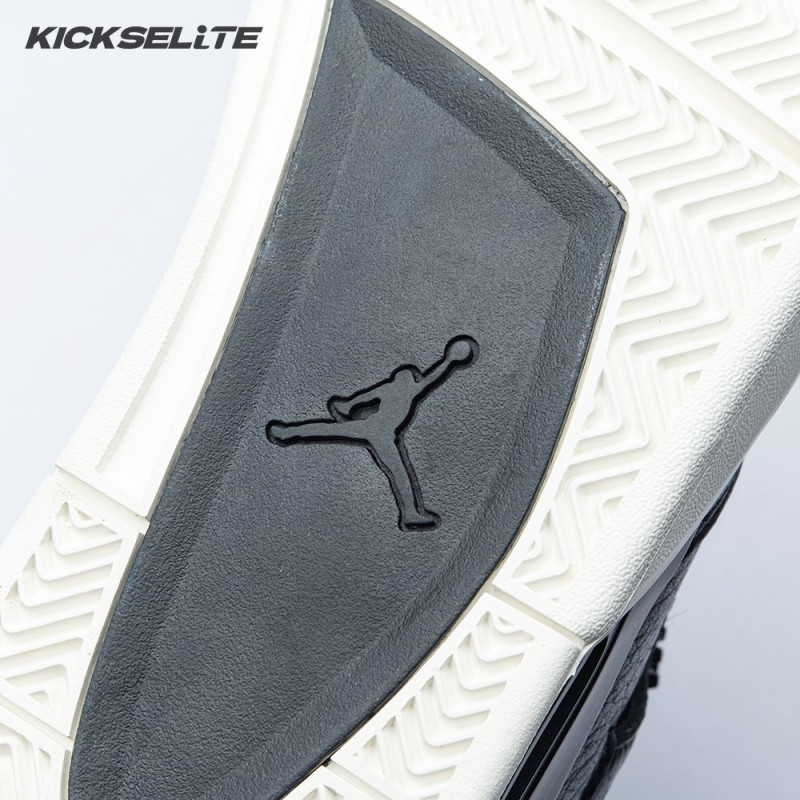 Jordan 4 Retro Pony Hair Black Men's