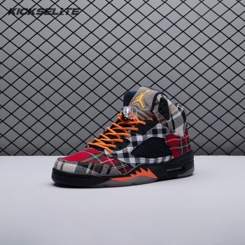 Jordan 5 Retro Plaid (GS) FD4814-008 Unisex