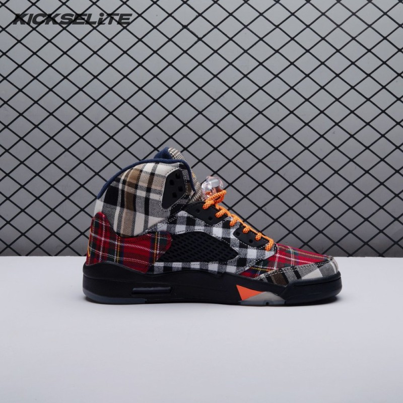 Jordan 5 Retro Plaid (GS) FD4814-008 Unisex