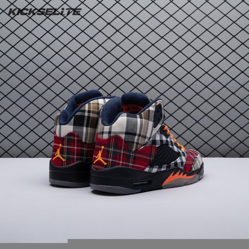Jordan 5 Retro Plaid (GS) FD4814-008 Unisex