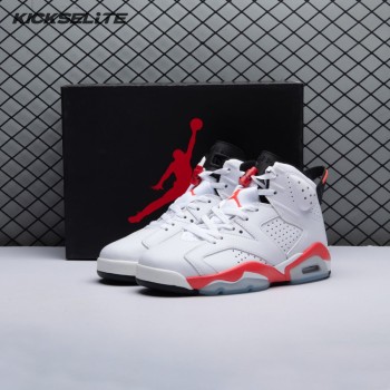 Jordan 6 Retro Infrared White 384664-123 Men's