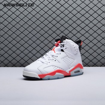 Jordan 6 Retro Infrared White 384664-123 Men's