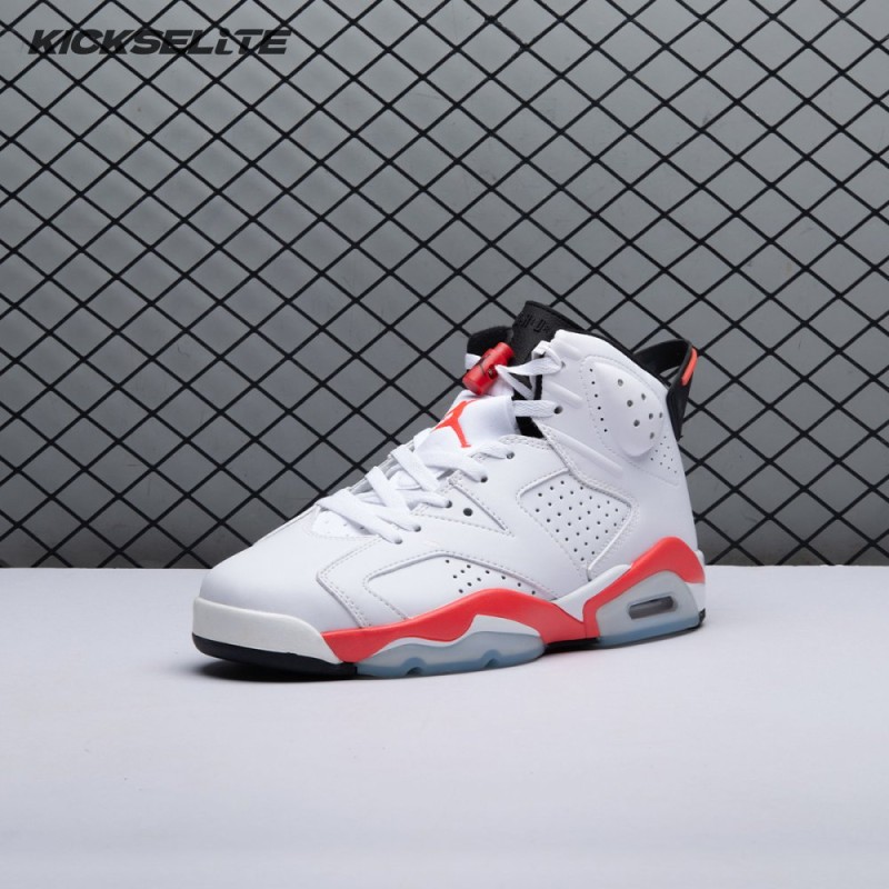Jordan 6 Retro Infrared White 384664-123 Men's