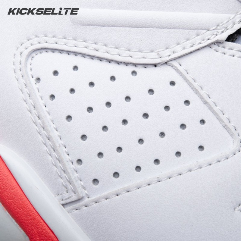 Jordan 6 Retro Infrared White 384664-123 Men's