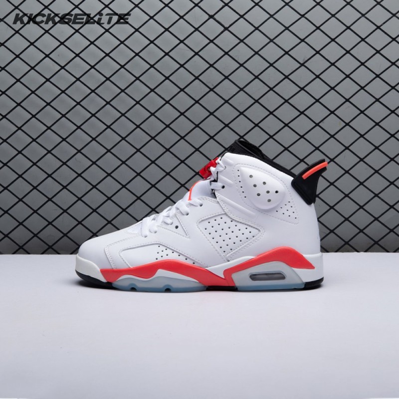 Jordan 6 Retro Infrared White 384664-123 Men's