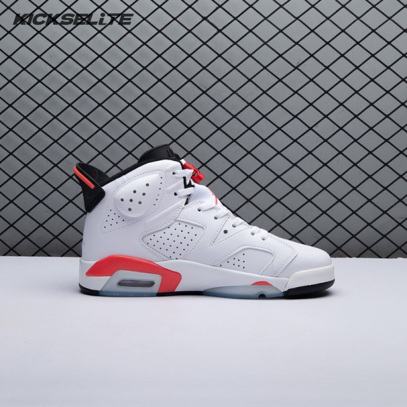 Jordan 6 Retro Infrared White 384664-123 Men's