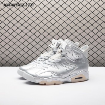 Jordan 6 Retro PSG Paris Saint-Germain Silver IQ5135-001 Men's