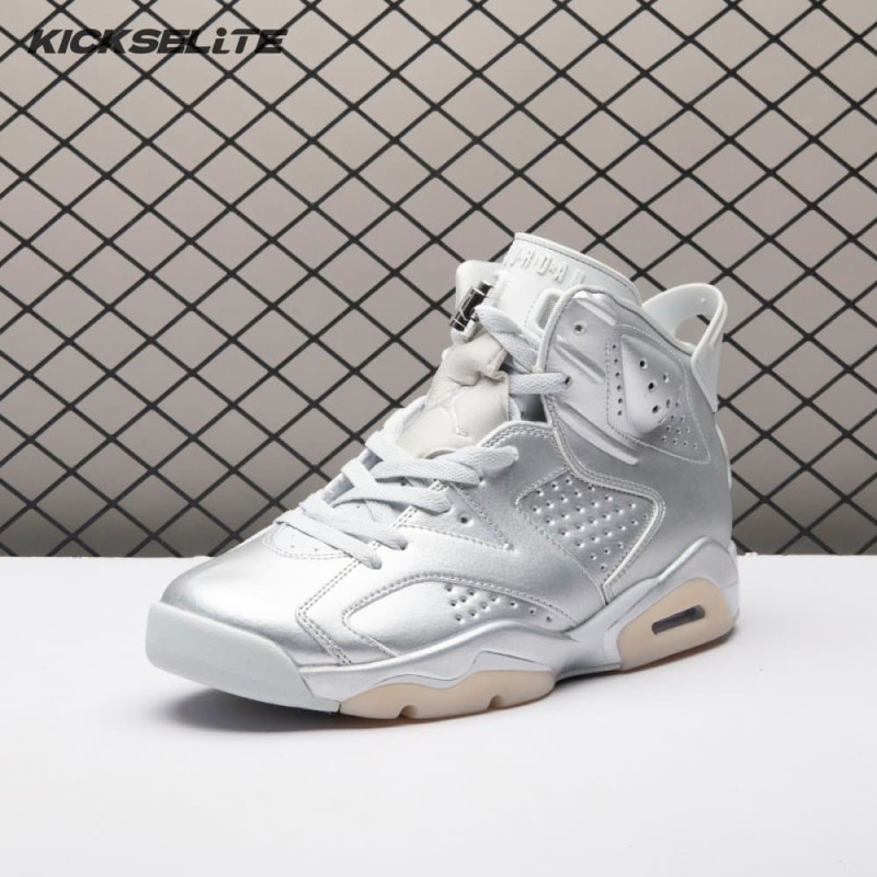 Jordan 6 Retro PSG Paris Saint-Germain Silver IQ5135-001 Men's