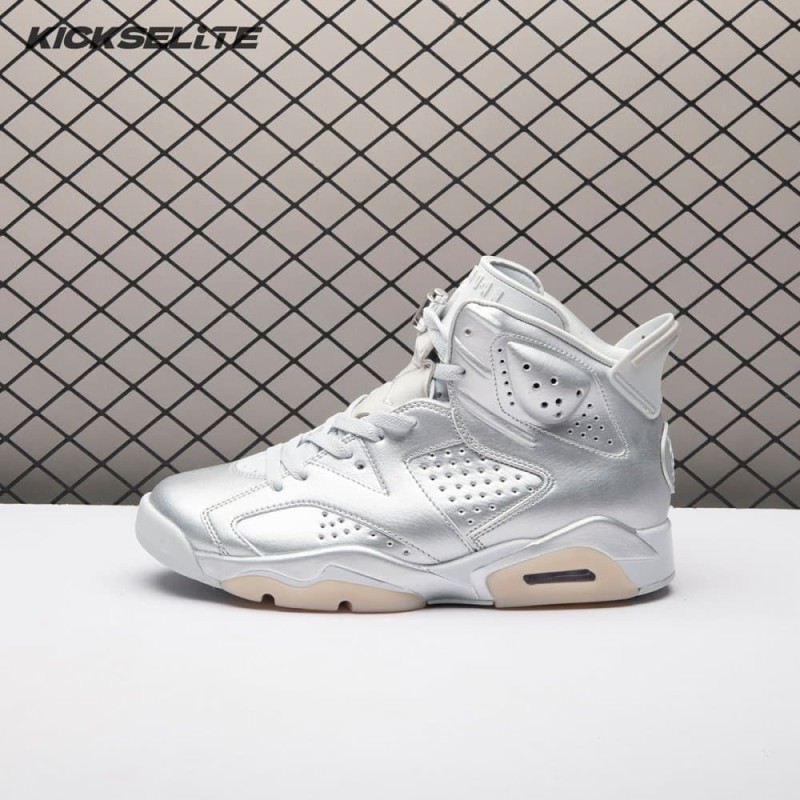 Jordan 6 Retro PSG Paris Saint-Germain Silver IQ5135-001 Men's