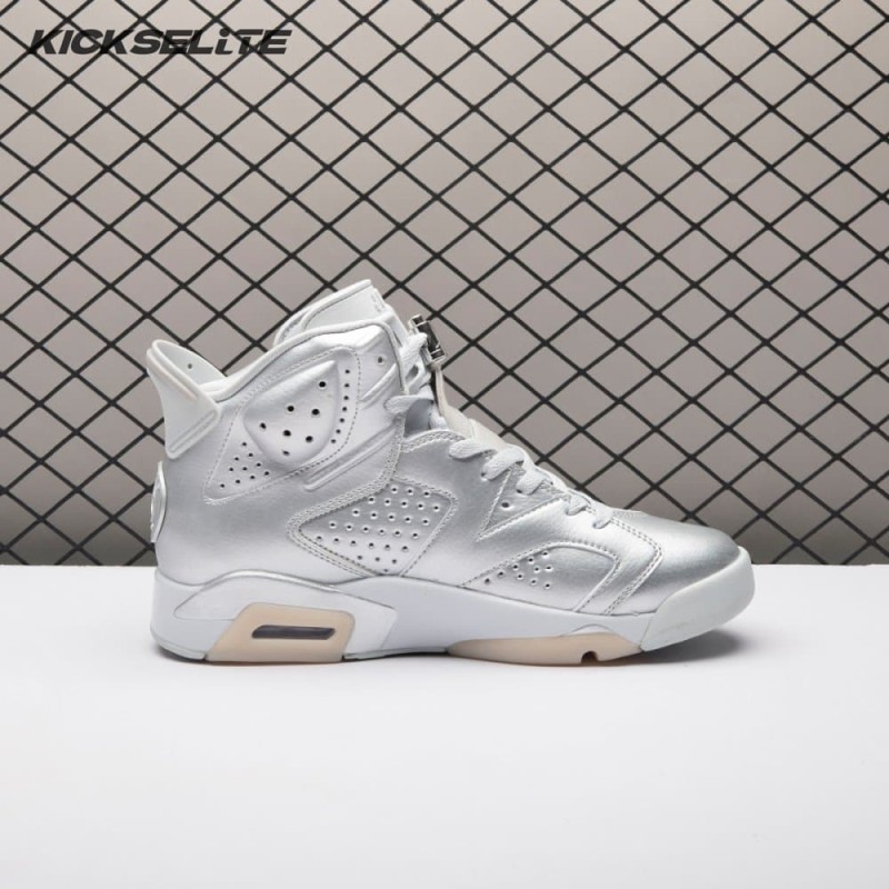 Jordan 6 Retro PSG Paris Saint-Germain Silver IQ5135-001 Men's