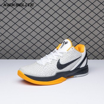 Kobe 6 Protro Playoff Pack White Del Sol CW2190-100 Men's