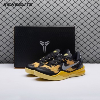 Nike Kobe 8 XDR Black Yellow 555286-077 Men's