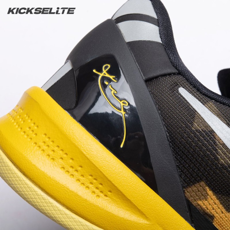 Nike Kobe 8 XDR Black Yellow 555286-077 Men's