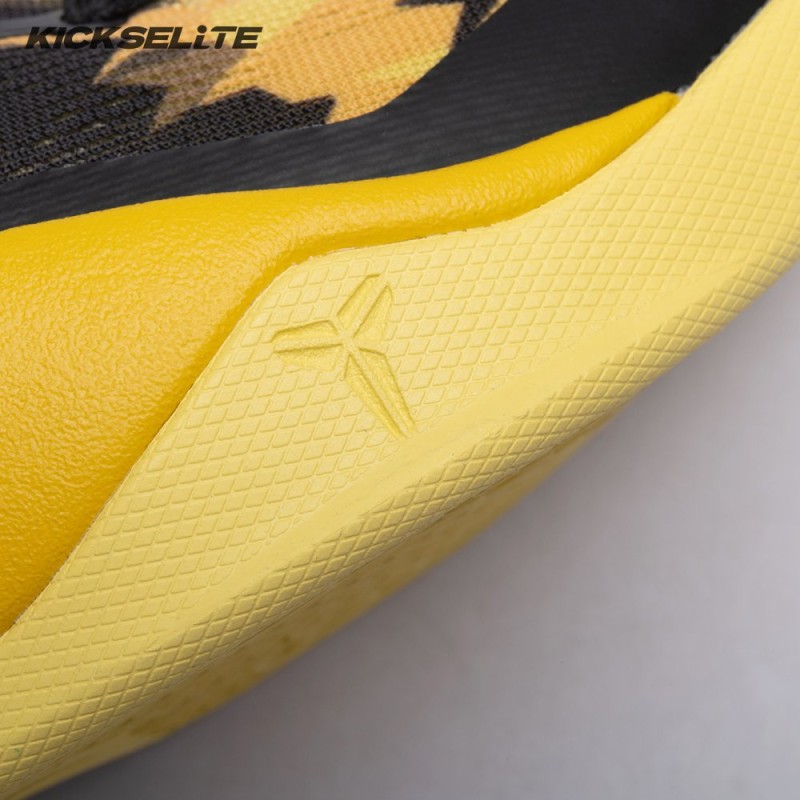 Nike Kobe 8 XDR Black Yellow 555286-077 Men's
