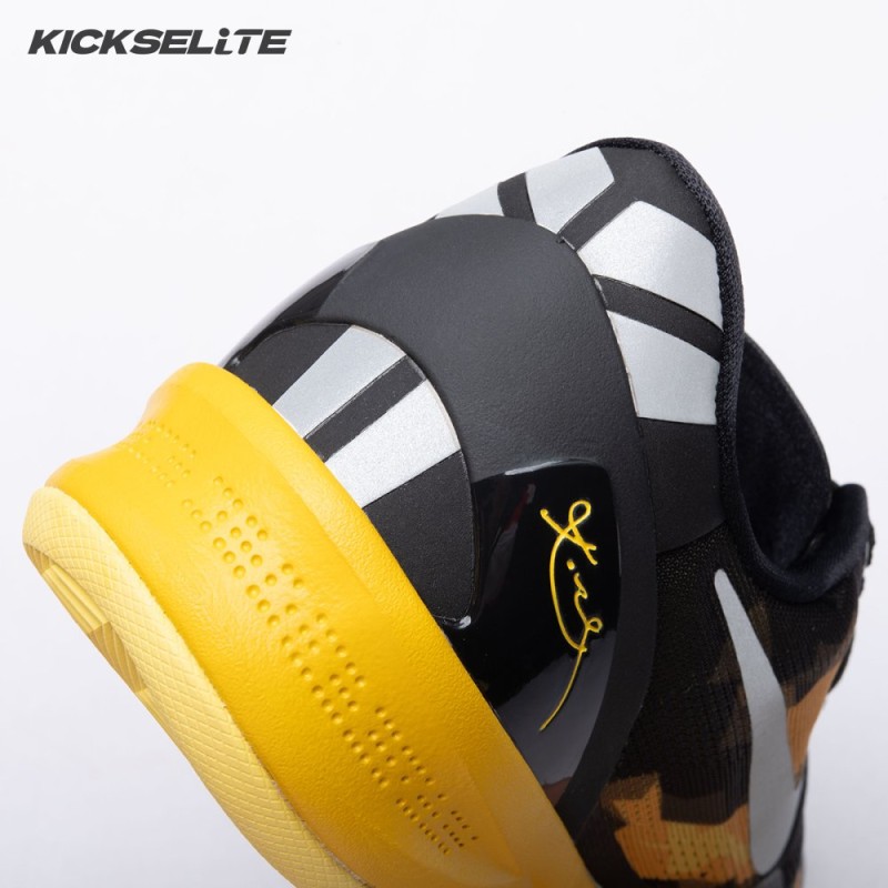 Nike Kobe 8 XDR Black Yellow 555286-077 Men's