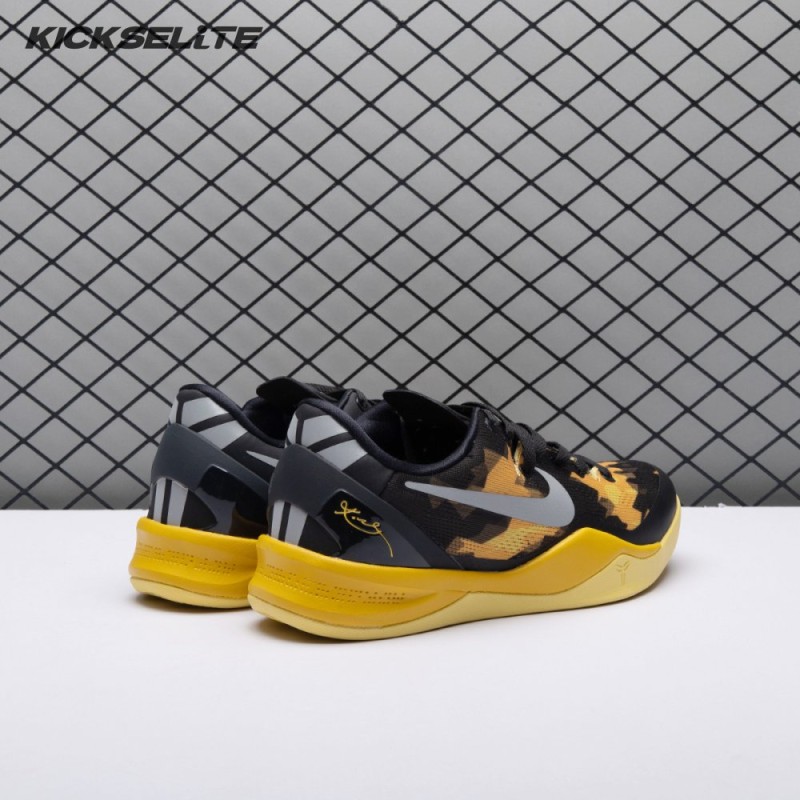 Nike Kobe 8 XDR Black Yellow 555286-077 Men's