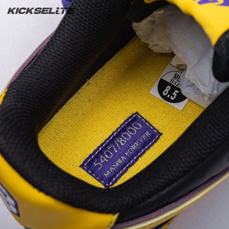 Nike Air Force 1 Low Kobe Bryant Lakers Away (Numbered Edition of 8000) HV5122-001 Unisex