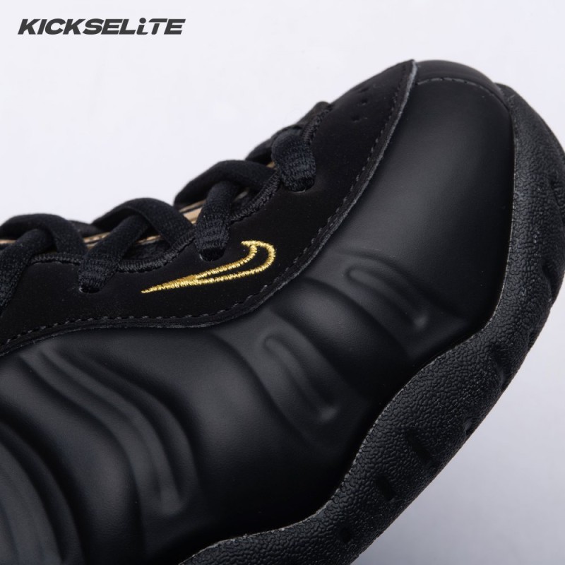 Nike Air Foamposite Pro Black Metallic Gold 624041-009 Unisex