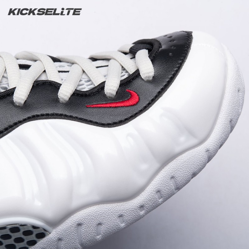 Nike Air Foamposite Pro White Black University Red 624041-103 Unisex