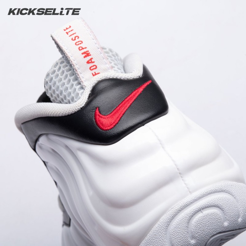 Nike Air Foamposite Pro White Black University Red 624041-103 Unisex